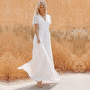 Abiti da Cerimonia in Pizzo Bianco Boho | Paradiso Bohemien