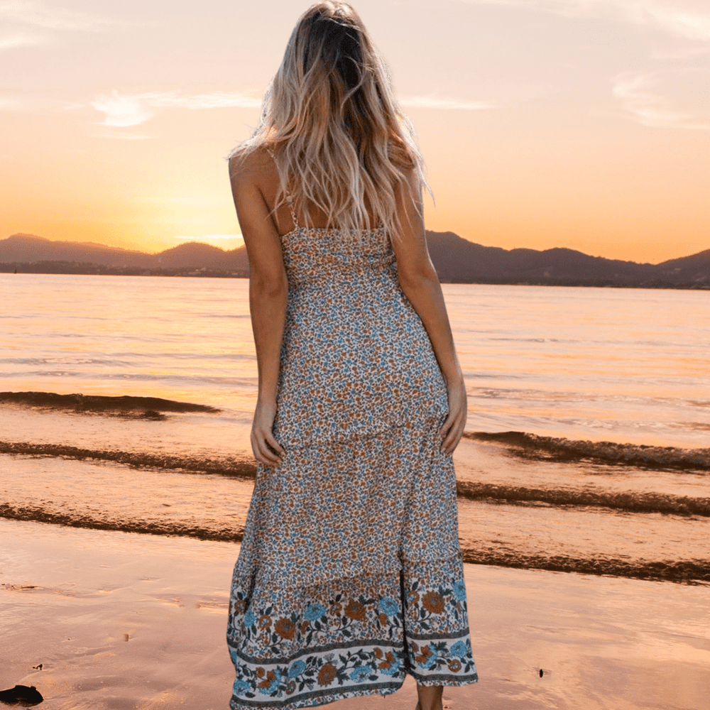 Vestiti Lunghi Floryday Moda Mare Abiti Lunghi Floreali Estivi Deals