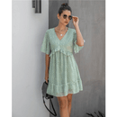 vestito verde acqua | Paradiso Bohémien