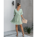 Abitino corto Bohémien Verde Eucalipto | Paradiso Bohémien