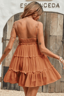Vestito Arancione Corto Boho Chic| Paradiso Bohemien