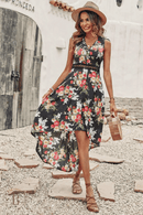 Abito Asimmetrico Floreale Bohemien | Paradiso Bohemien
