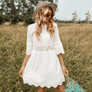 Abito Bianco Boho | Paradiso Bohemien