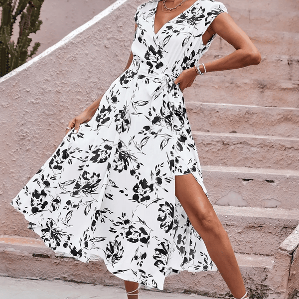 Abito bianco 2025 e nero cerimonia