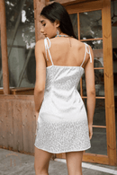 Abito Bianco con Stampa Leopardata | Paradiso Bohemien