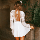 Abito Bianco Corto da Sera | Paradiso Bohemien