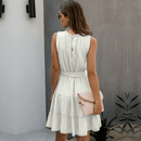 Abito Bianco Corto Elegante da Donna | Paradiso Bohemien