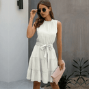 Abito Bianco Corto Elegante Estivo | Paradiso Bohemien