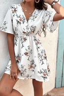 Vestito Bianco Fiorato | Paradiso Bohemien