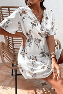 Vestito Bianco Fiorato | Paradiso Bohemien