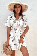 Vestito Bianco Fiorato | Paradiso Bohemien