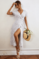 Vestito Bianco Floreale | Paradiso Bohemien