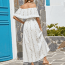 Abito Bianco Senza Spalline Boho Chic | Paradiso Bohemien