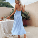 Abito Blu da Cerimonia Boho Chic