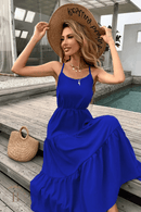 Vestito Blu Elettrico Lungo | Paradiso Bohemien