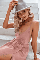 Vestito Estivo Rosa Cipria Lungo | Paradiso Bohemien