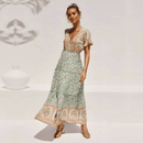 Abito Bohémien Chic Verde