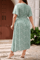 Vestito verde curvy | Paradiso Bohemien