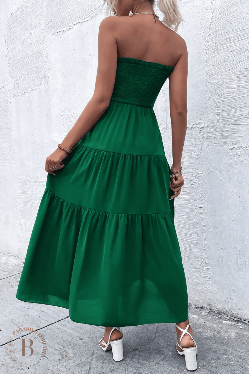 Vestito Verde Smeraldo Lungo | Paradiso Bohemien