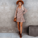 Abito Cocktail Ampio Fiorito Boho | Paradiso Bohemien