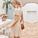 Abito Corto Beige da Donna Elegante | Paradiso Bohemien