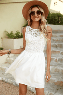 Abito Bianco Pizzo in stile Bohemien Chic | Paradiso Bohemien