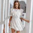 Abito Corto Bianco Elegante Bohémien | Paradiso Bohemien