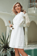 Vestito Bianco  Manica Lunga | Paradiso Bohemien