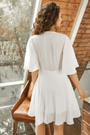 Vestito Estivo Bianco Elegante Corto | Paradiso Bohemien