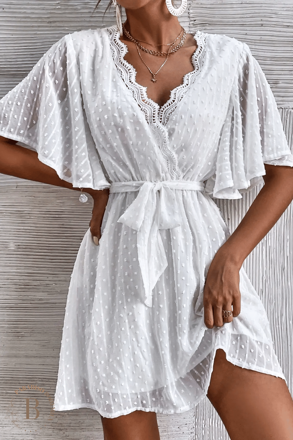 Abito Corto Bianco | Paradiso Bohemien