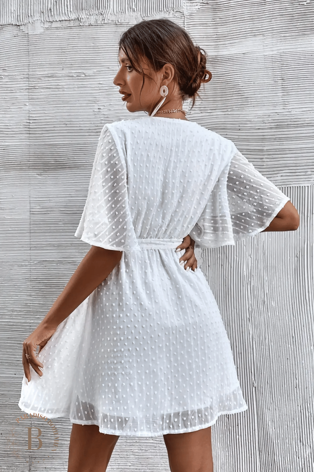 Abito Corto Bianco | Paradiso Bohemien