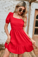 Abito Corto Rosso | Paradiso Bohemien