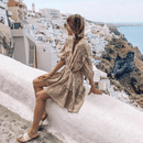 Abito Corto Bohémien Maniche Lunghe | Paradiso Bohémien