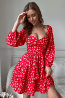 Abito Rosso Corto Estivo | Paradiso Bohemien