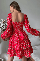 Abito Rosso Corto schiena scoperta | Paradiso Bohemien