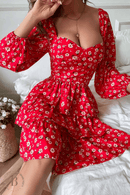 Abito Estivo Corto Rosso | Paradiso Bohemien