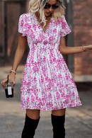 Vestito Bianco a Fiori Rosa in stile Bohemien Chic | Paradiso Bohemien
