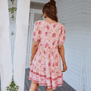 Abito Corto Hippie Chic Rosa | Vestito rosa corto