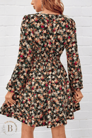 Abito corto manica lunga stile boho | Paradiso Bohemien