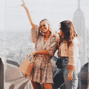 Abito Corto Maniche Lunghe Boho chic | Paradiso Bohémien