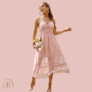 Abito Country Lungo Scollo a V | Paradiso Bohemien