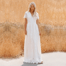 Abito da Cerimonia Bianco Bohémien | Paradiso Bohemien
