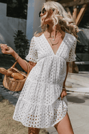 Vestito Bianco Corto Estivo | Paradiso Bohemien