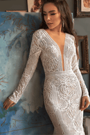 Abito da sposa shabby chic bianco in pizzo | Paradiso Bohemien