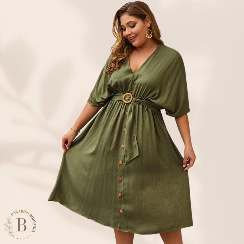Vestito con 2025 bottoncini davanti