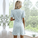 Vestito a Fiori Blu Boho Chic | Paradiso Bohemien