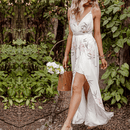 Abito Floreale Chiffon Boho Chic | Paradiso Bohemien