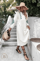 Vestito Ricamato Bianco | Paradiso Bohemien