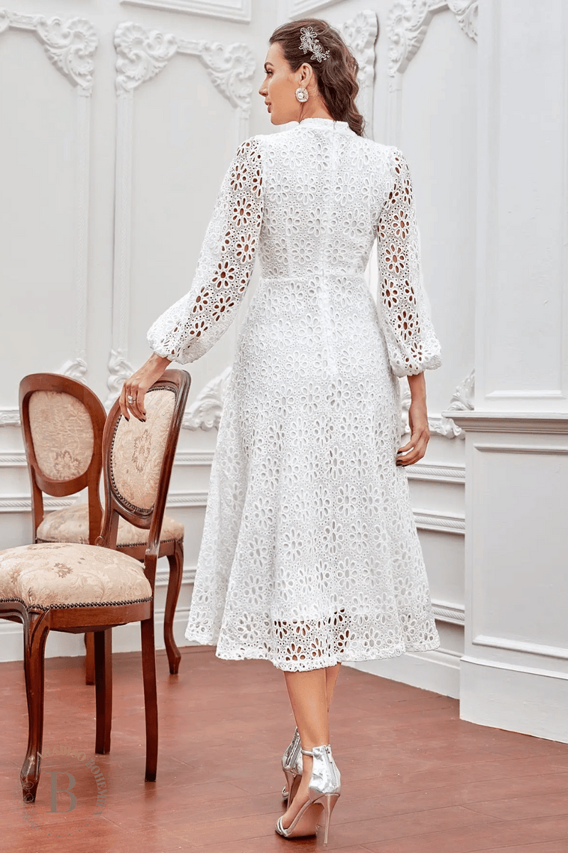 Abito bianco invernale discount