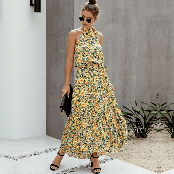 Vestito lungo a fiori zara sales